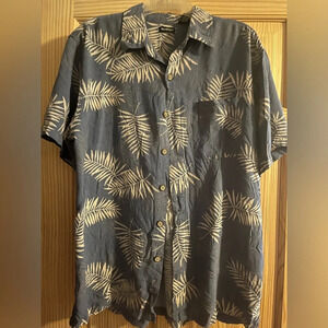 Men's North Crest Tropical Short Sleeve Shirt Size Large